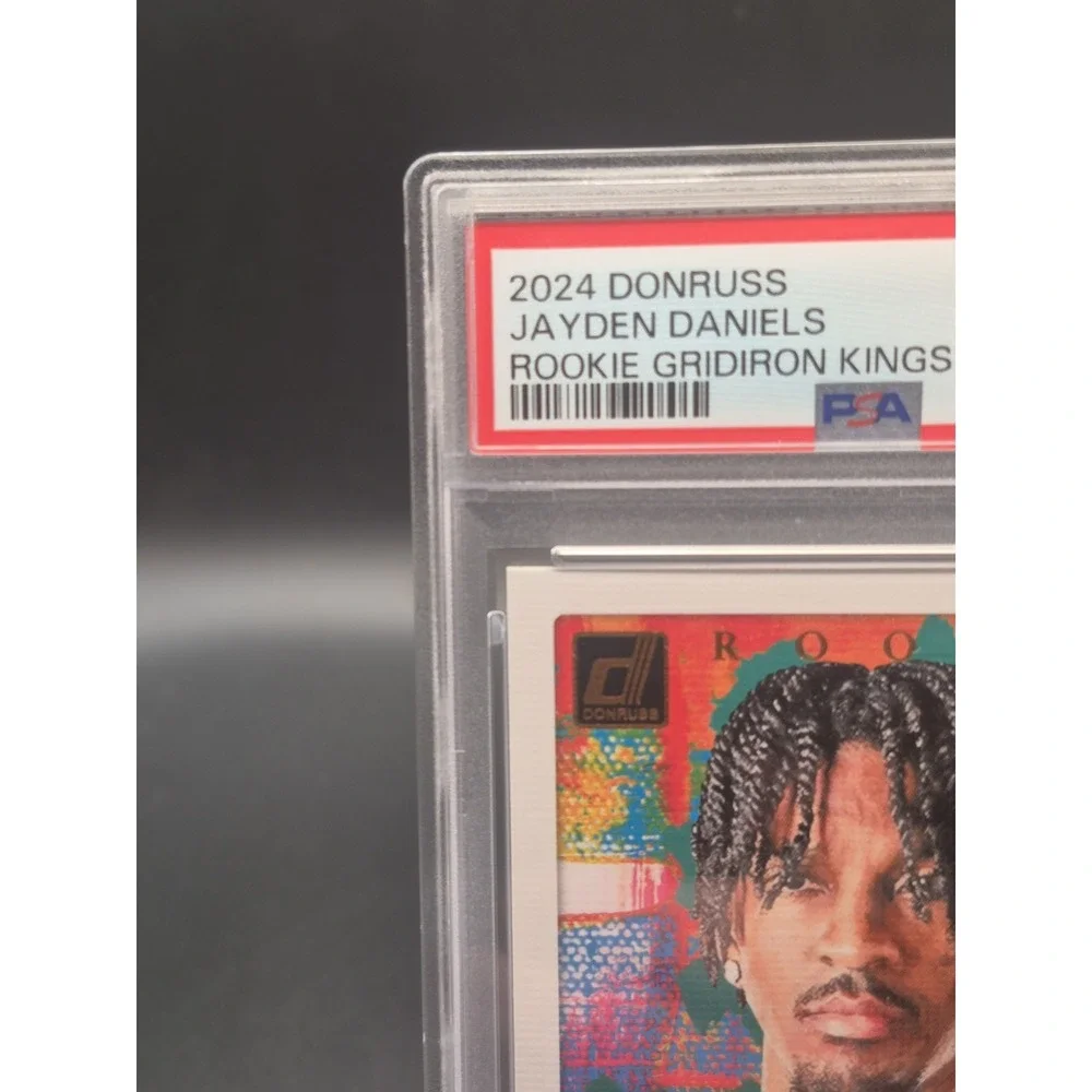 2024 Panini Donruss Jayden Daniels #1 Rookie Gridiron Kings (RC)Commanders PSA 9
